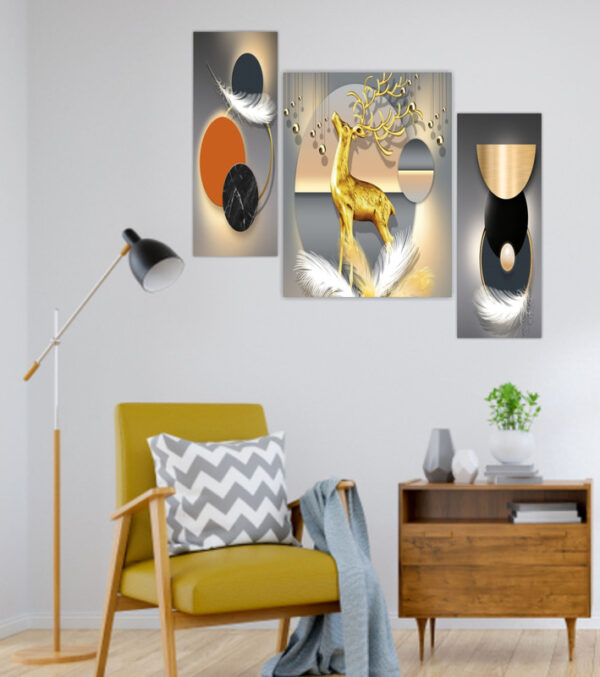 Set Of 3 Scenery 3d Wall Paintings - Image 3