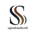 "Sigma Handicraft logo - Handmade painting, diary, wall art, wooden, marble, and bamboo products."