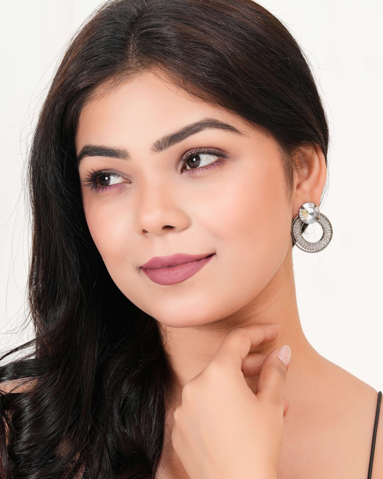 Sigma HandiCraft Oxidised Jewellery ER41 Women's Indo Western Round Shaped Party Wear Ethnic Stud Earrings for Women Handcrafted Art for Home Decor – Sigma HandiCraft