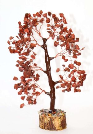 red jasper crystal tree showpiece bonsai decor