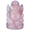 rose quartz crystal ganesha idol home decor