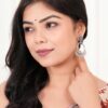 silver jhumka earrings for women er34