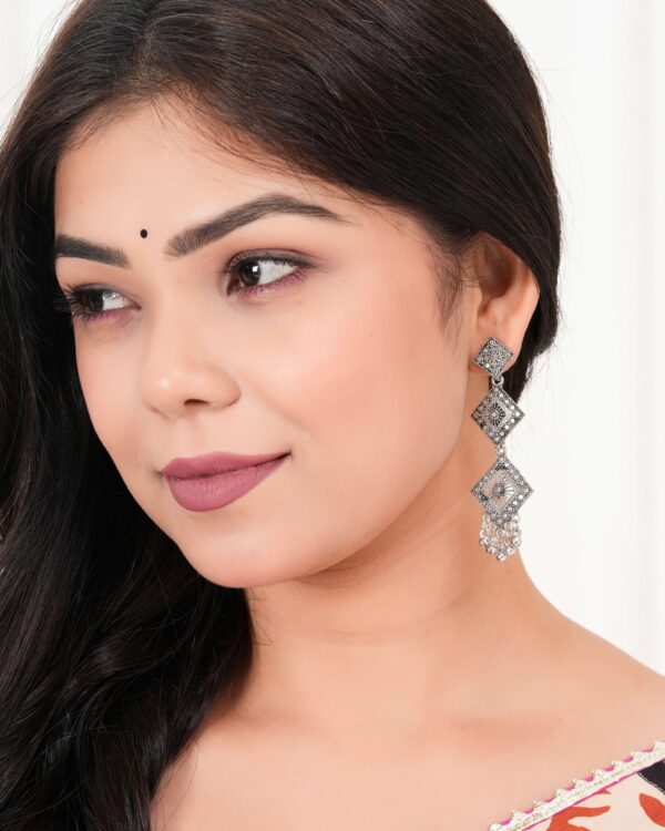 Sigma HandiCraft OXidised Jhumka Set-ER47