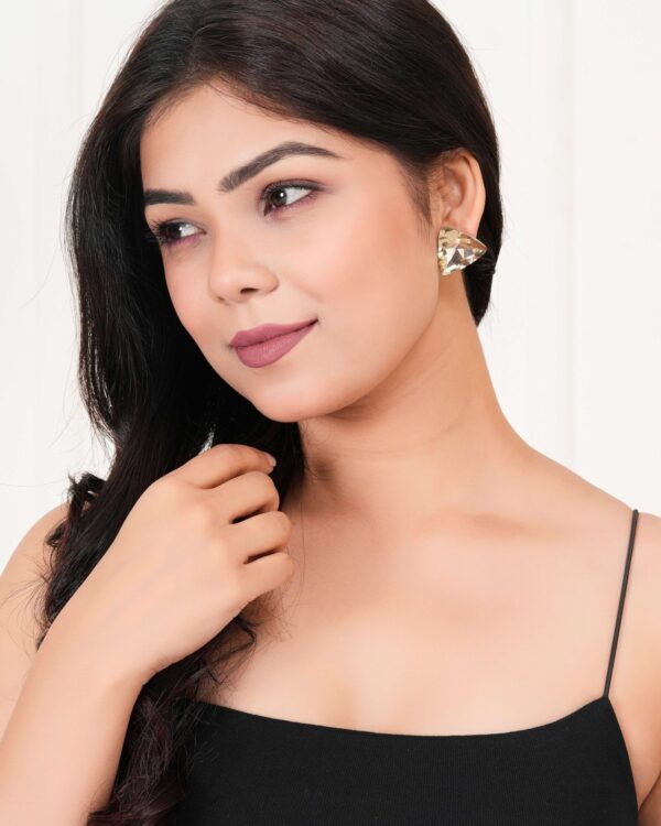 Sigma HandiCraft Oxidised Jewellery ER43 | Women's Fashion Jewellery Crystal Party Wear Earrings for Women | Birthday & Anniversary Gift - Image 3