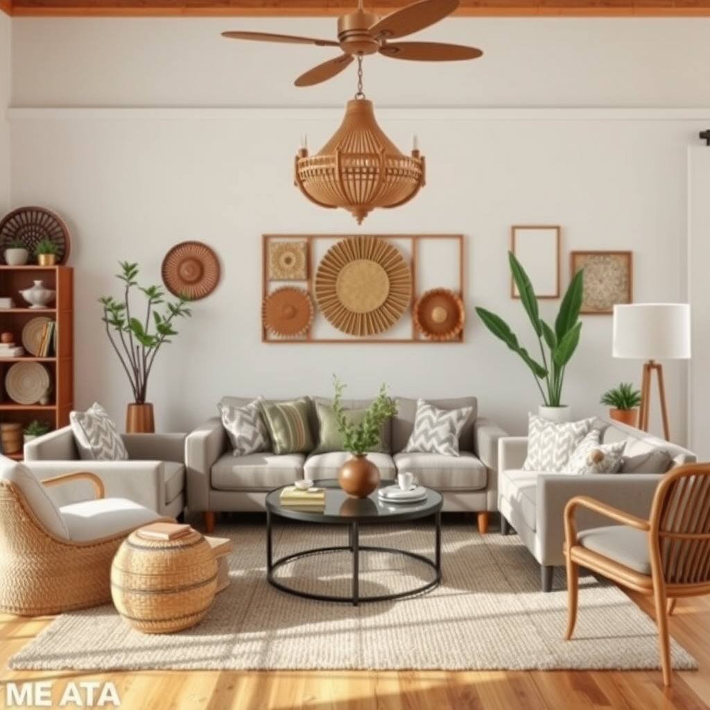 An image displaying a variety of handmade crafts, including pottery, woven fabrics, and wooden sculptures, showcasing the beauty and uniqueness of artisanal creations.