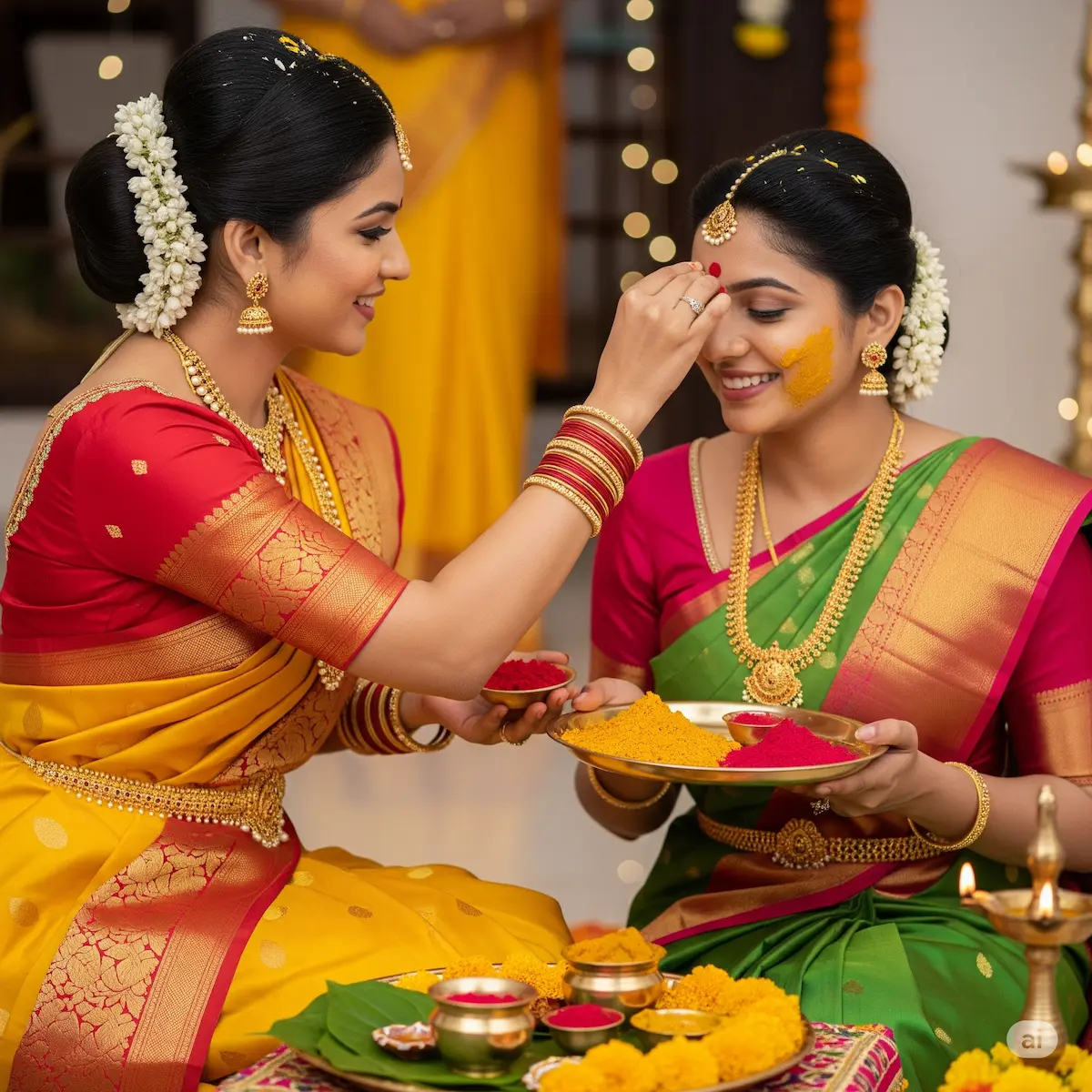 Haldi Kumkum ceremony 2026 rituals and traditional gift exchange in Maharashtra