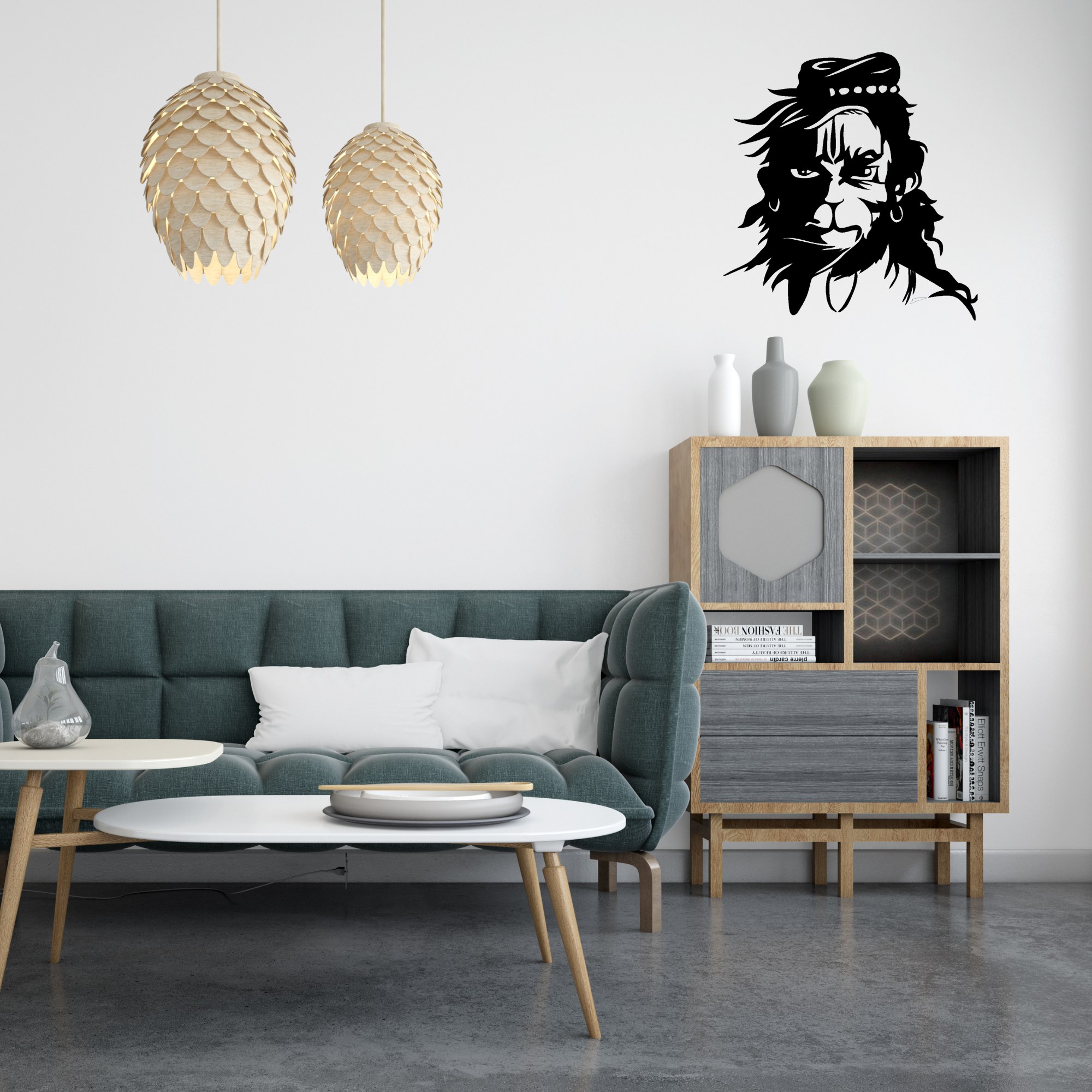 Powerful Hanuman Minimalist MDF Wall Art for Modern Home Decor Handcrafted Decor for Home Decor – Sigma HandiCraft